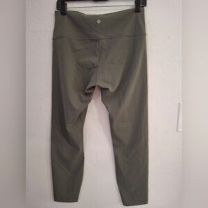 Lululemon Athletica Olive Green Leggings Size 10.